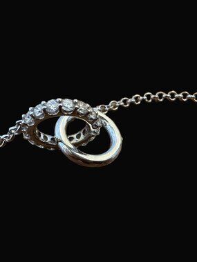 Trinity Necklace Sterling Silver 1.00 ct Lab-Grown Diamonds H VS2